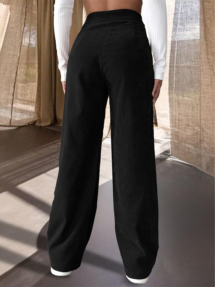 Side Pocket Wide Leg Pants