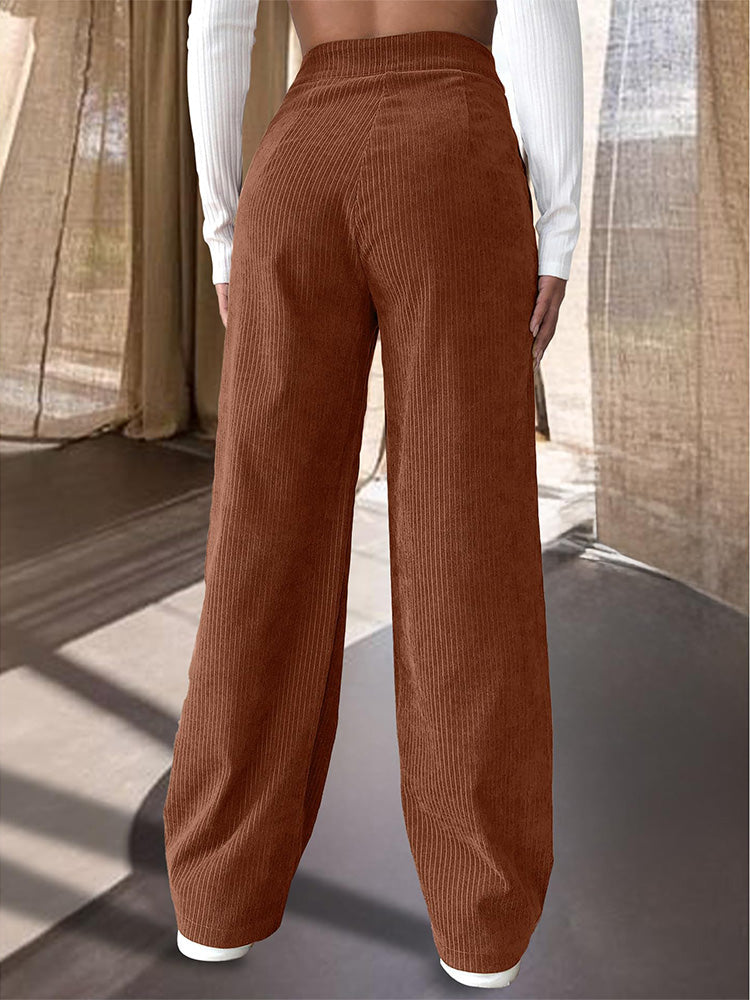 Side Pocket Wide Leg Pants