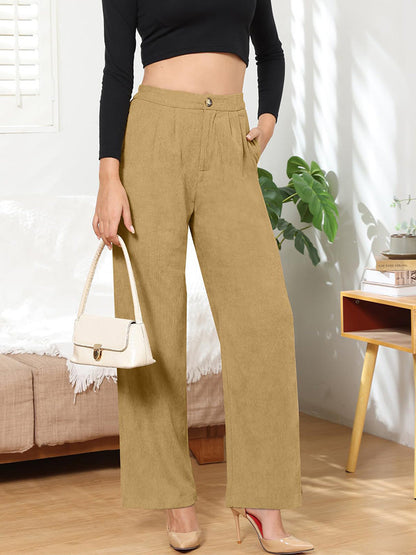 Side Pocket Wide Leg Pants