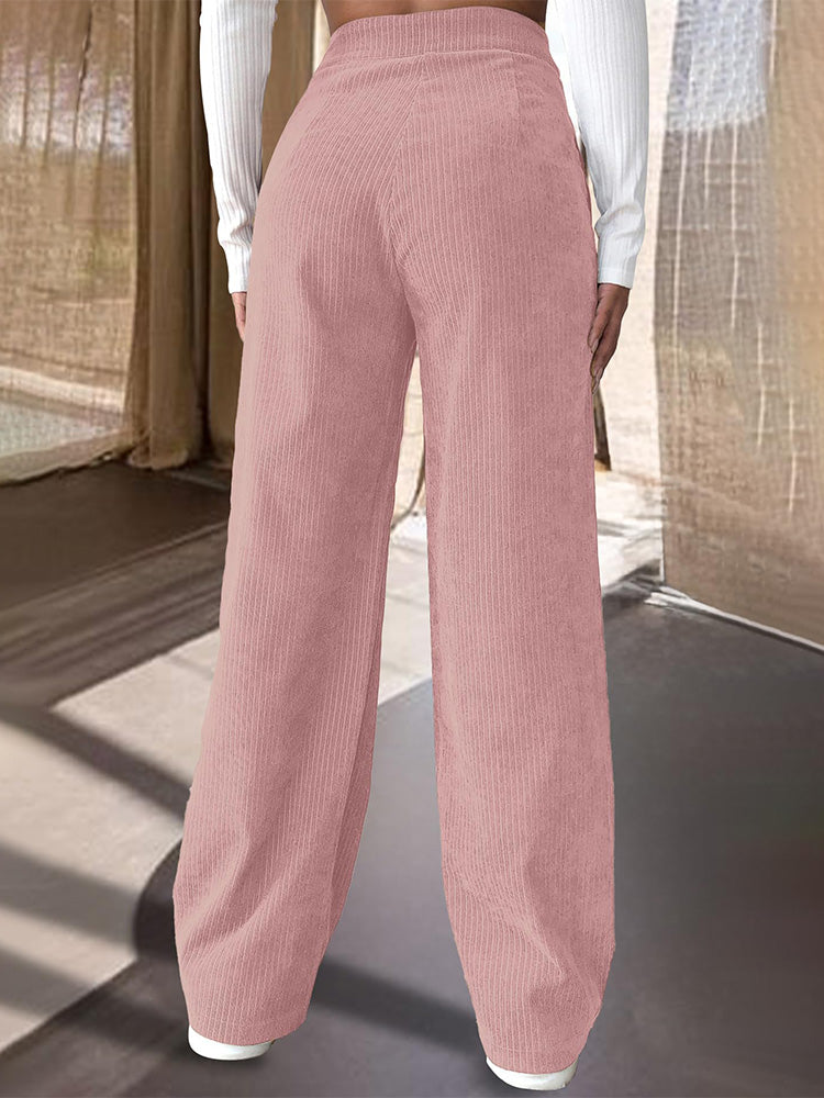 Side Pocket Wide Leg Pants