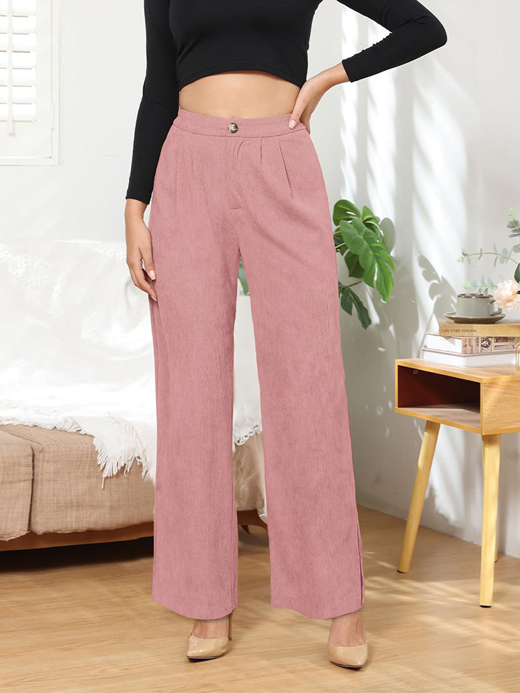 Side Pocket Wide Leg Pants