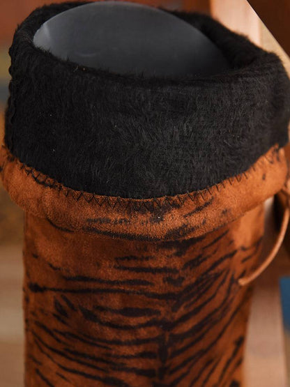 Animal Printed High Heel Boots