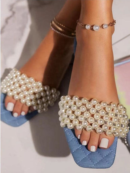 Pearl Decor Sandals