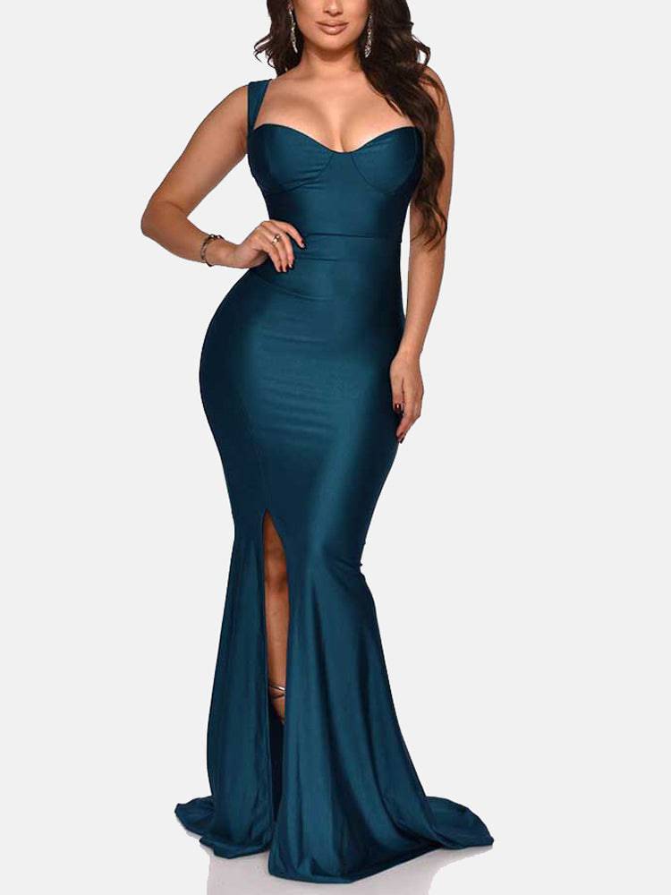 Elegant Spaghetti Strap Mermaid Dresses