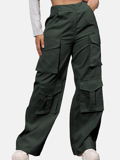 Elastic Waist Cargo Pants