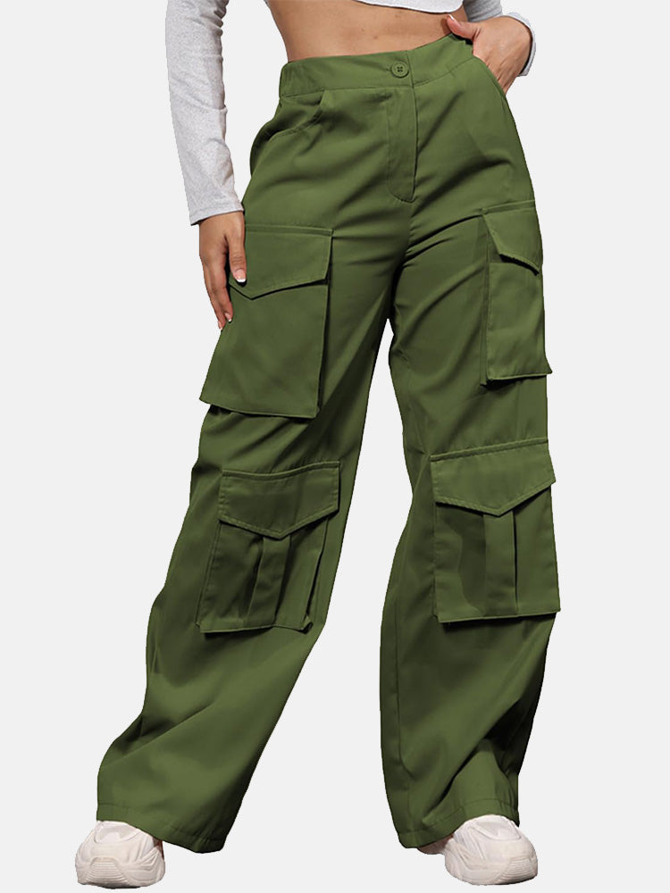 Elastic Waist Cargo Pants