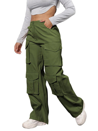 Elastic Waist Cargo Pants