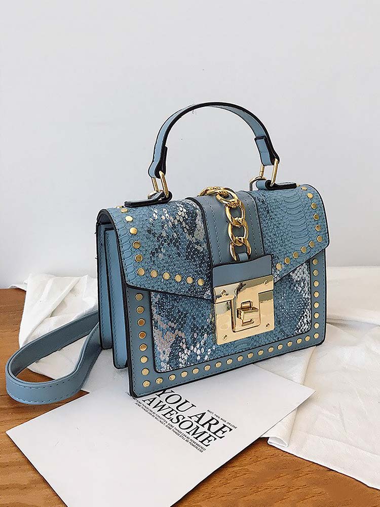 Women's Snake Pattern Crossbody Bag