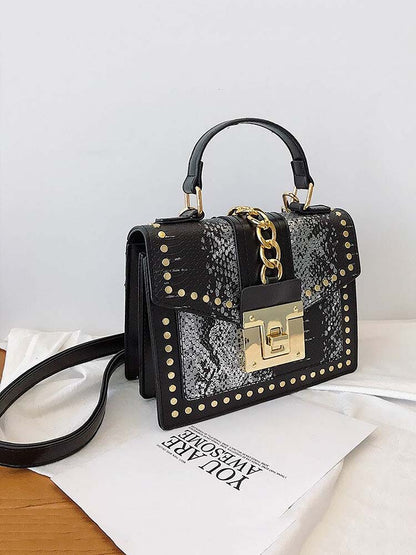 Women's Snake Pattern Crossbody Bag