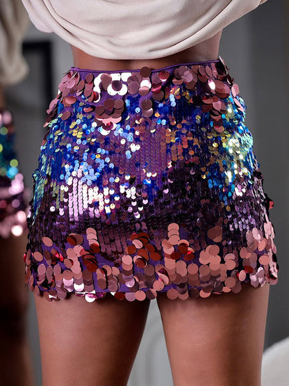 Women's Sequin Party Skirt