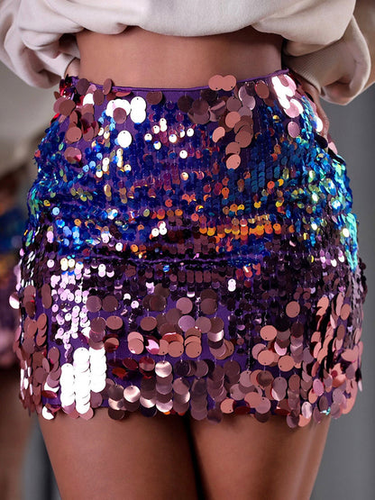 Women's Sequin Party Skirt