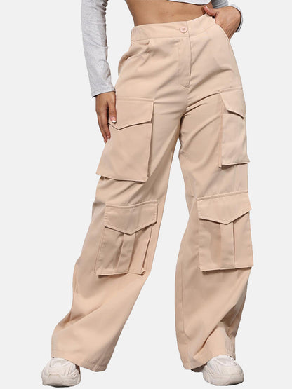 Elastic Waist Cargo Pants