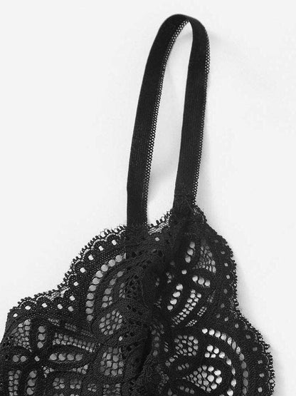 Knotted Lace Lingerie Set