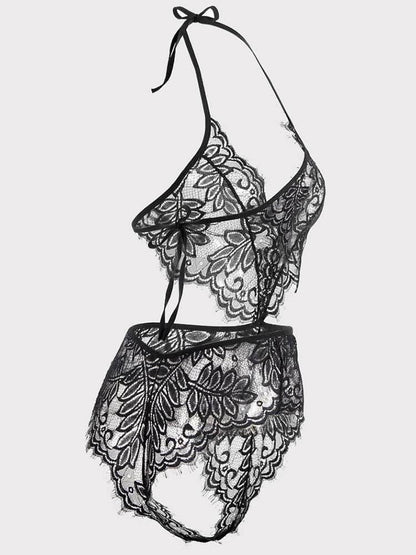 Lace Eyelashes Hollow Out Lingerie