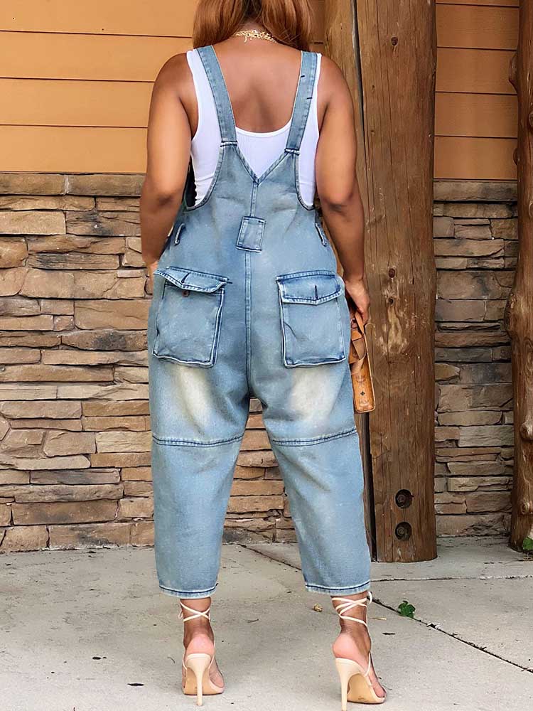 Vintage Denim Overalls