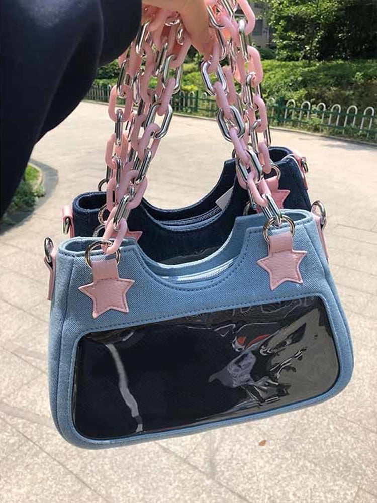 Women's Star Denim Bag