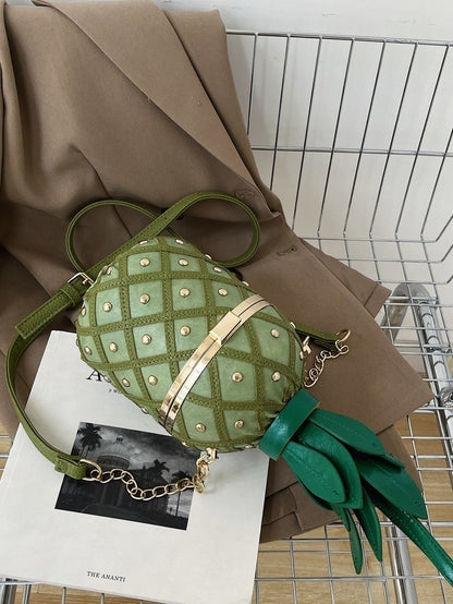 Women's Pineapple Crossbody Bag