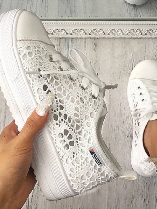 Eyelet Hollow Out Sneakers