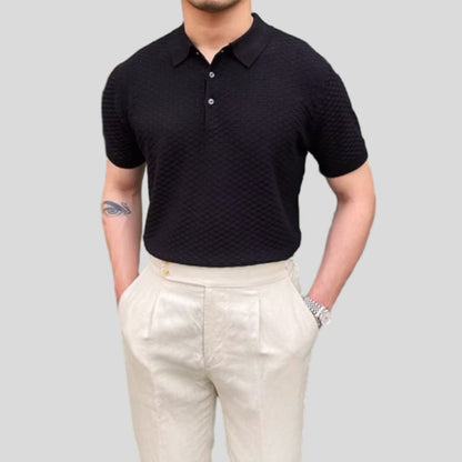 Men's Stretch Lapel Polo