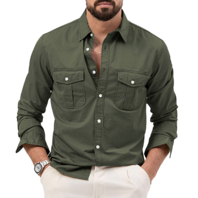 Men's Multi-Pocket Casual Shirt