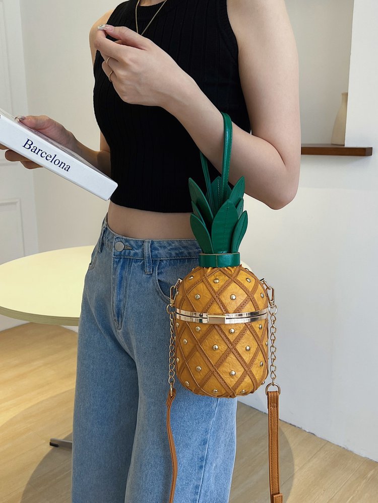 Women's Pineapple Crossbody Bag