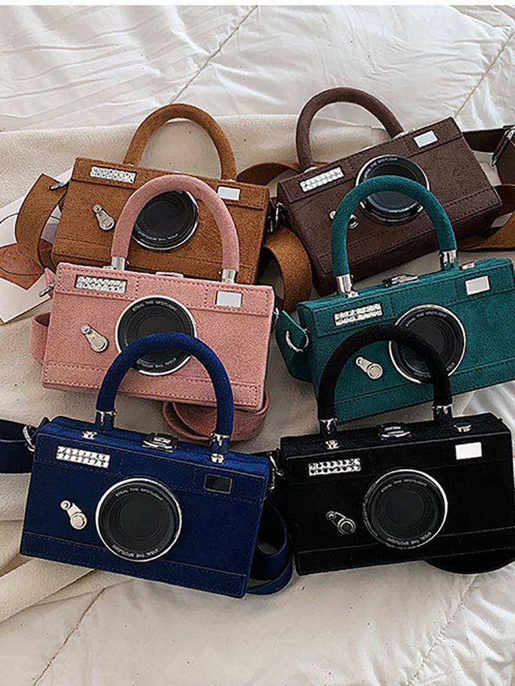 Women's Camera Design Box Bag