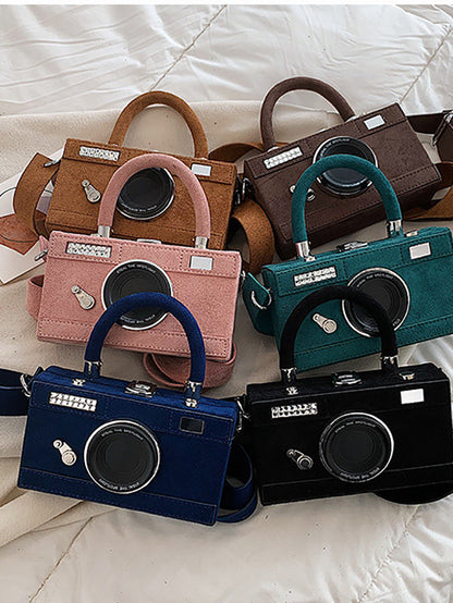 Women's Camera Design Box Bag