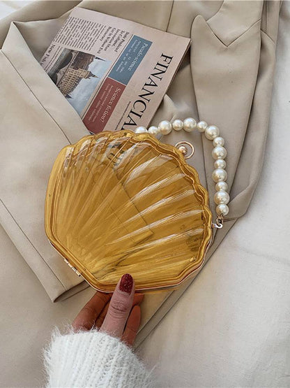 Women's Pearl Decor Dome Bag