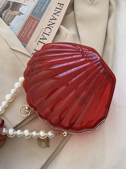 Women's Pearl Decor Dome Bag