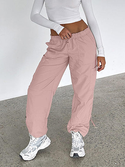 Drawstring Cargo Pants