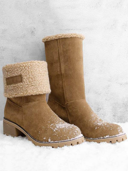 Ankle Fur Lined Snow Boots