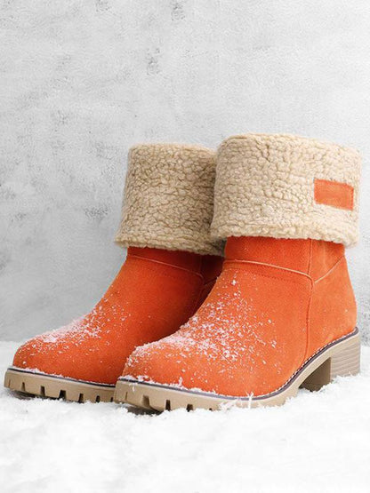 Ankle Fur Lined Snow Boots