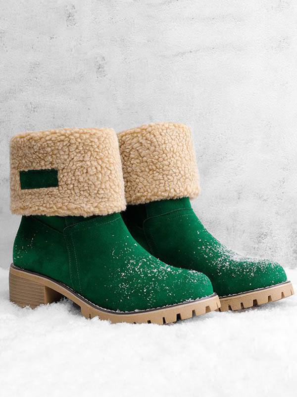 Ankle Fur Lined Snow Boots