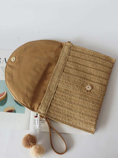 Women's Beach Straw Crossbody Bag