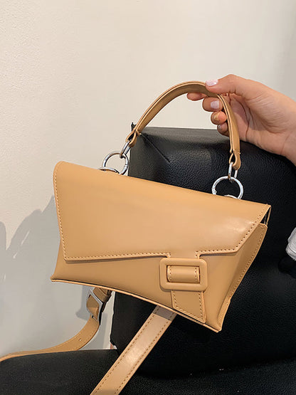 Women's Retro Solid Color Leather Bags