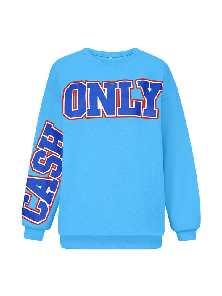 Letter Graphic Sweatshirt