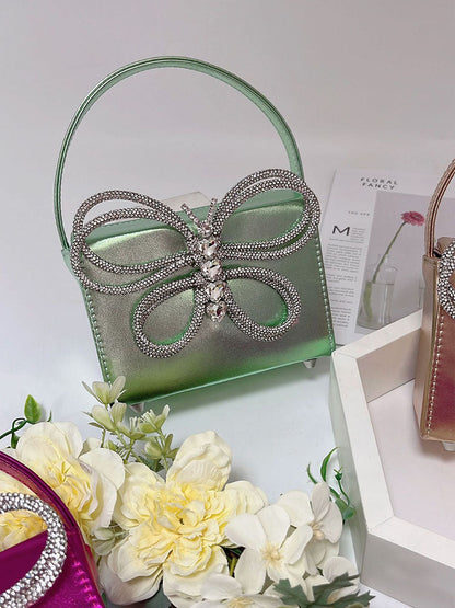 Women's Butterfly Rhinestone Clutch