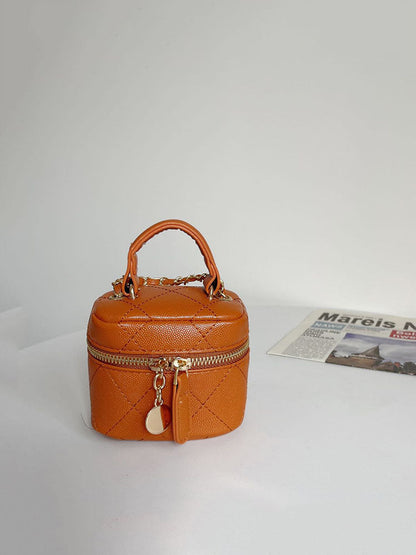 Women's Rhombus Leather Mini Bag