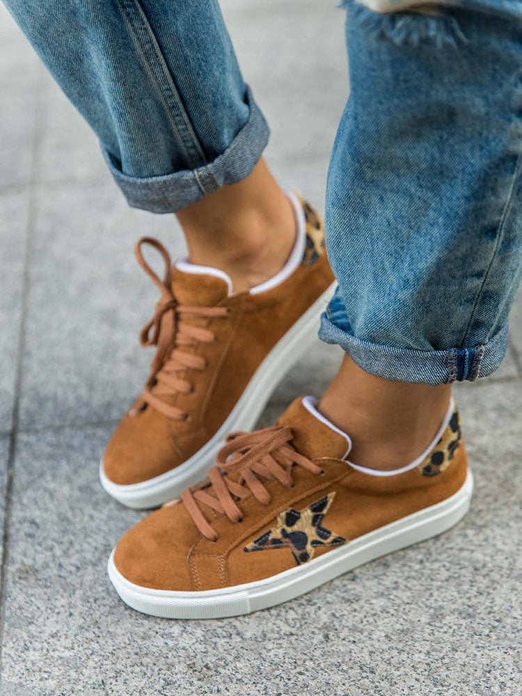 Star Leopard Casual Sneaker