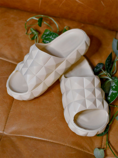 Stud Textured Soft Sole Slides