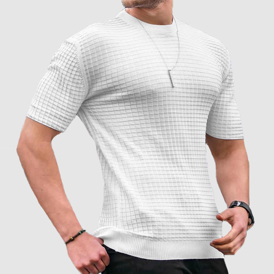 Men's Small Square Lattice T-Shirt