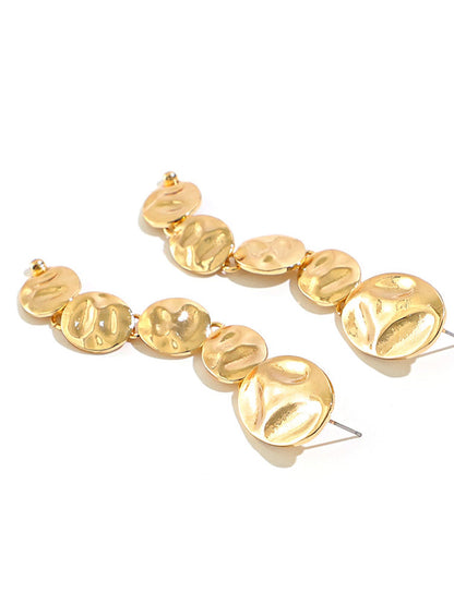 Women's Metal Detail Asymmetric Earrings