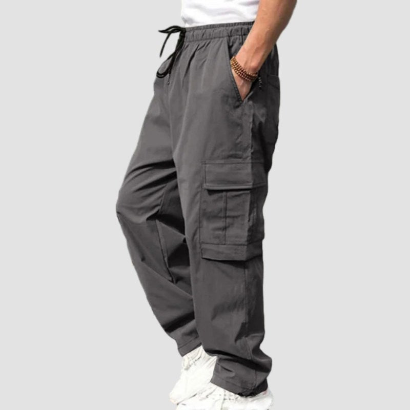 Men's Drawstring Waist Cargo Pants