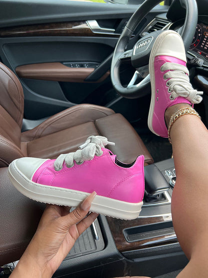 PU Low Top Sneakers