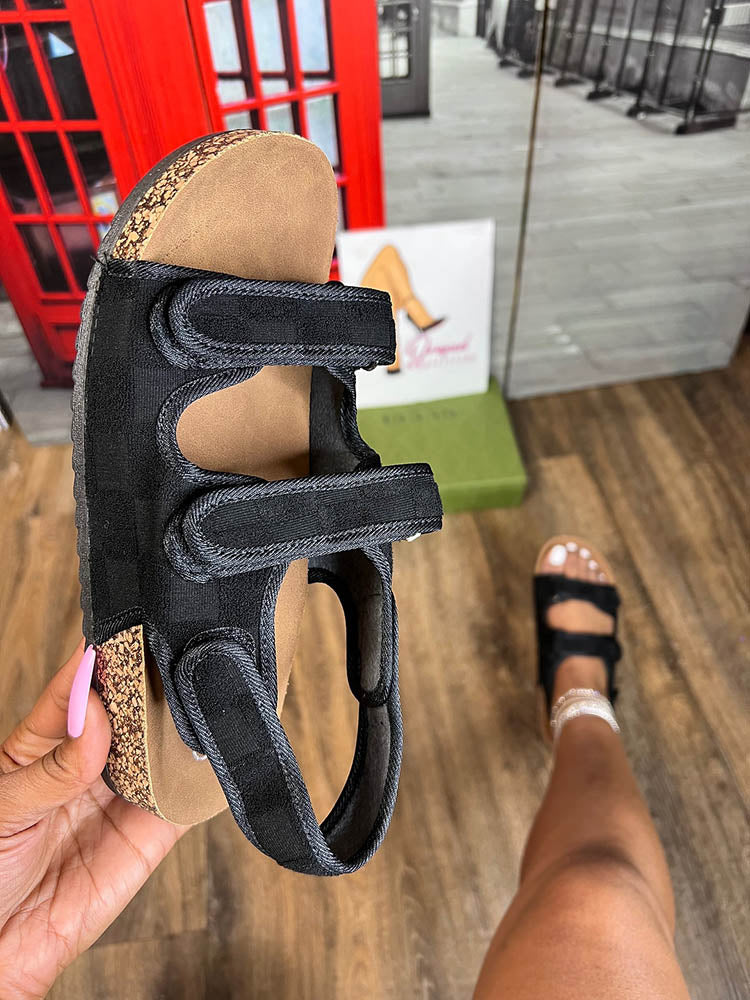 Velcro Flat Sandals