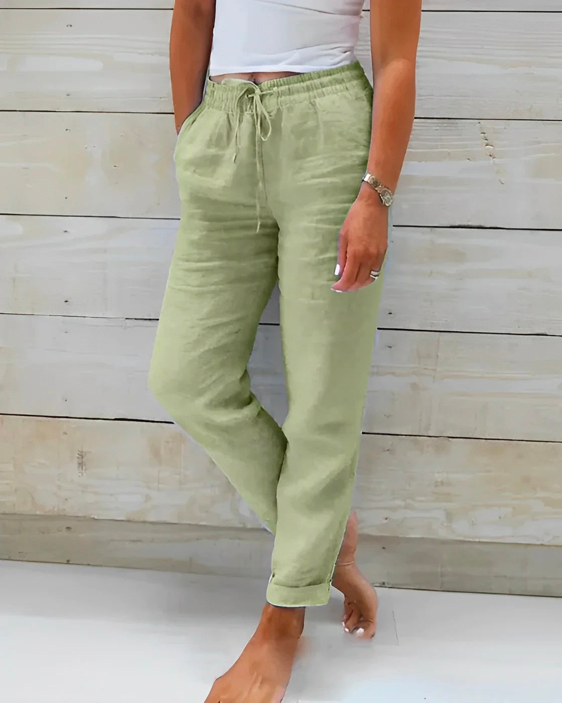 Loose Drawstring Casual Casual Pants