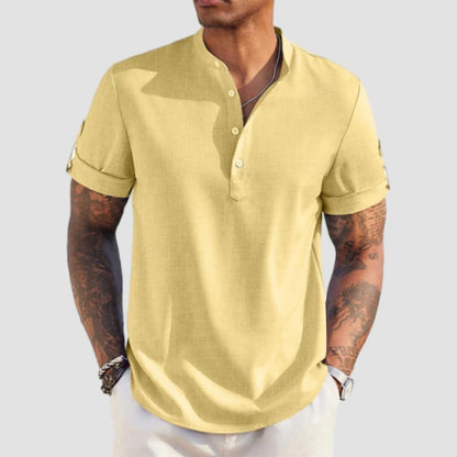 Men's Linen Beach Shirt