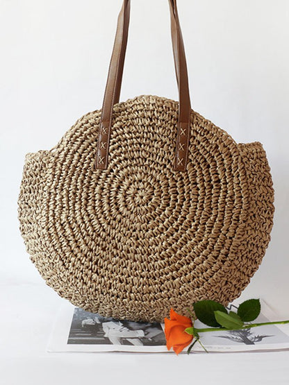 Women's Boho Woven Tote Bag