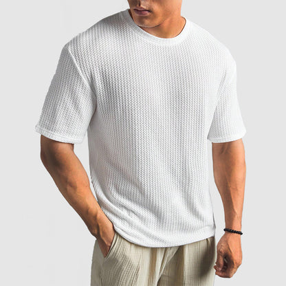 Men's Knit Textured T-Shirt