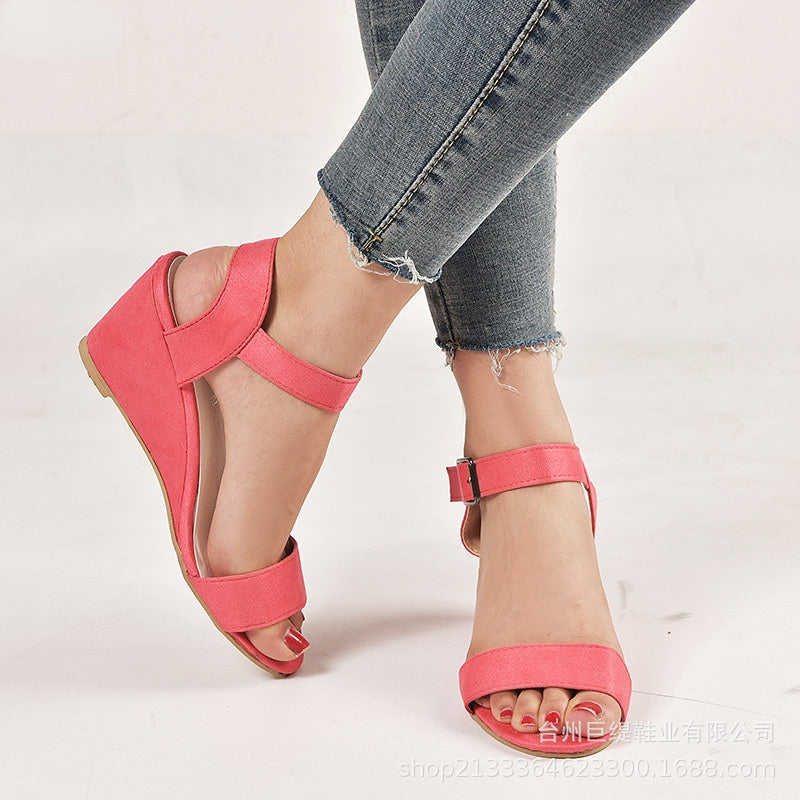 Women's Simple Buckle Sandals